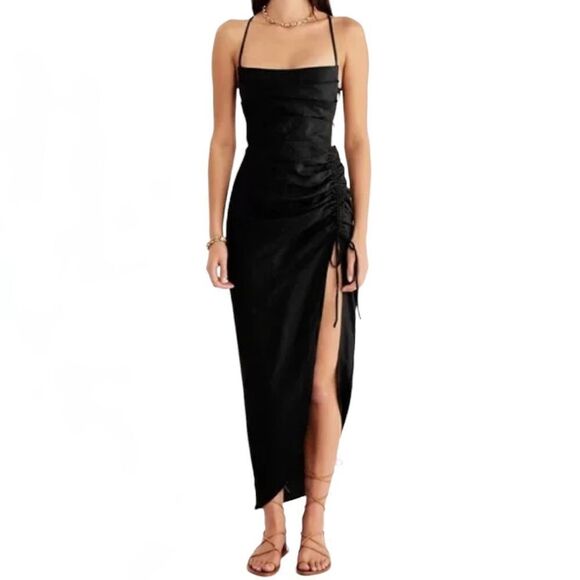 Revolve Rumer linen Maxi  Dress - Picture 1 of 5